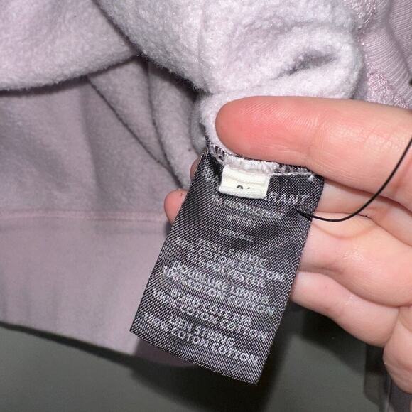 Isabel Marant Etoile Nansel Paneled Jersey/Twill Hoodie Purple/Pink Size Small - Picture 7 of 9